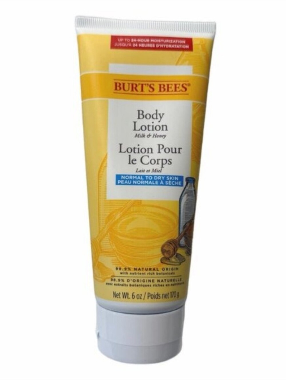 Burt's Bees Milk & Honey Body Lotion 6 oz - Nourishing Natural Skin Care 🐝🐄🍯